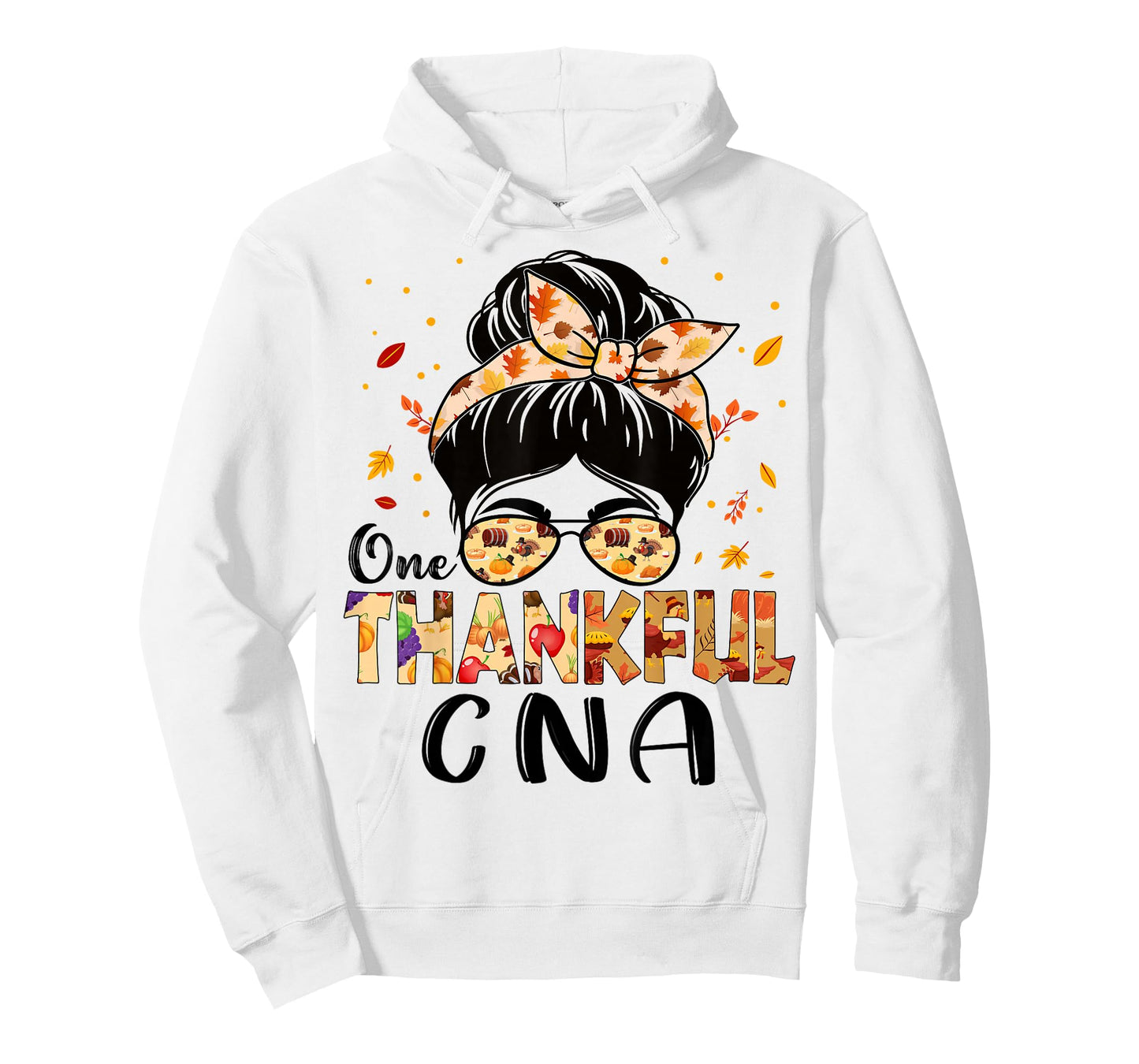 CNA Certified Nursing Assistant Thankful Thanksgiving Fall T-Shirt