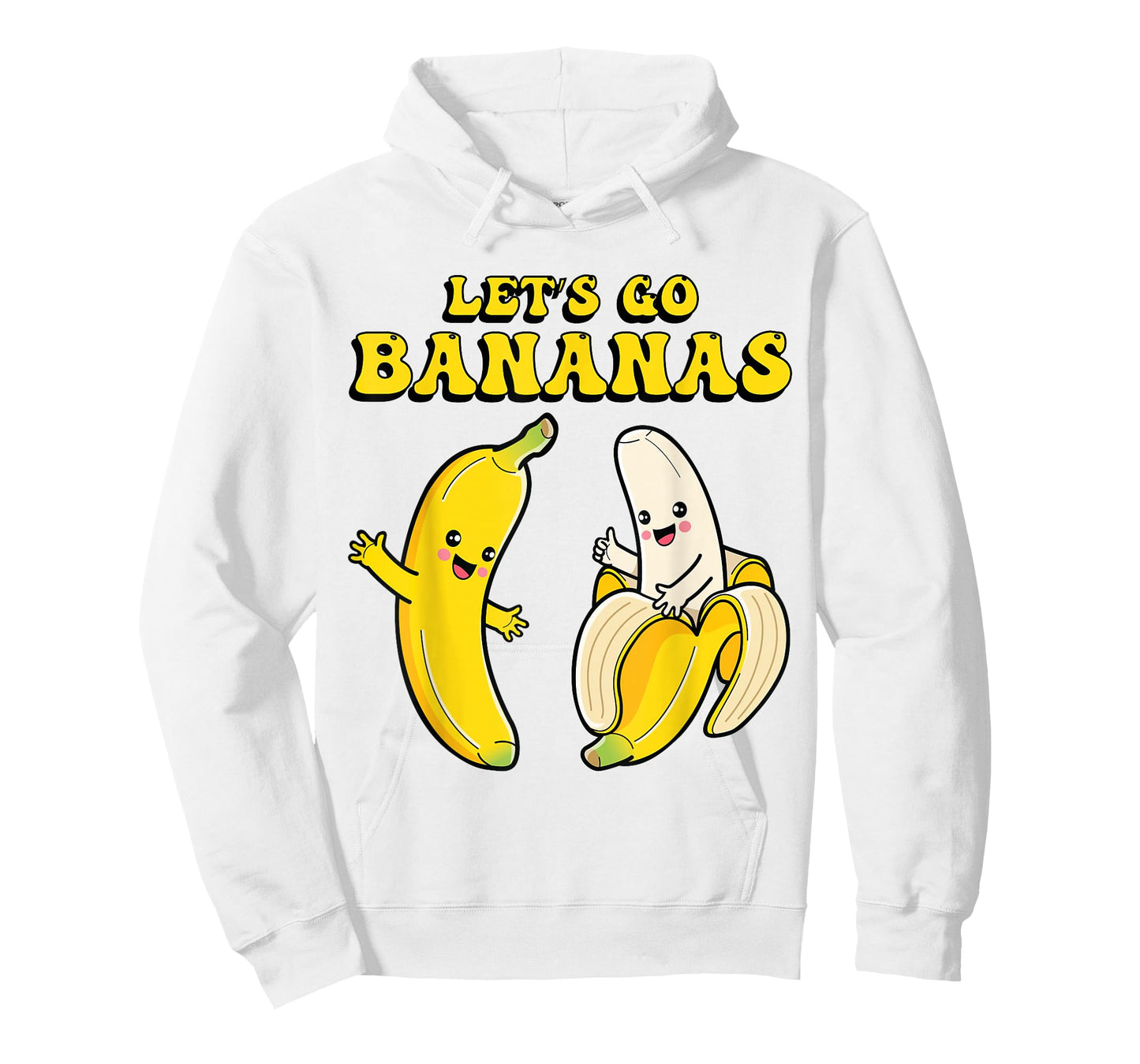 Kids Banana Funny Costume Let's Go Bananas Cute Boys Girls T-Shirt