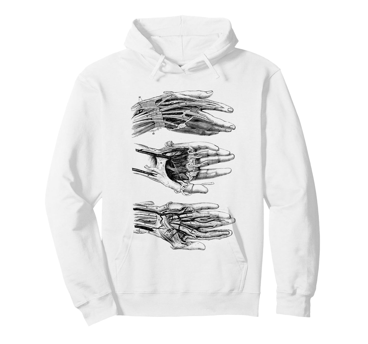 Arteries of the Human Hand Vintage Anatomy T-Shirt