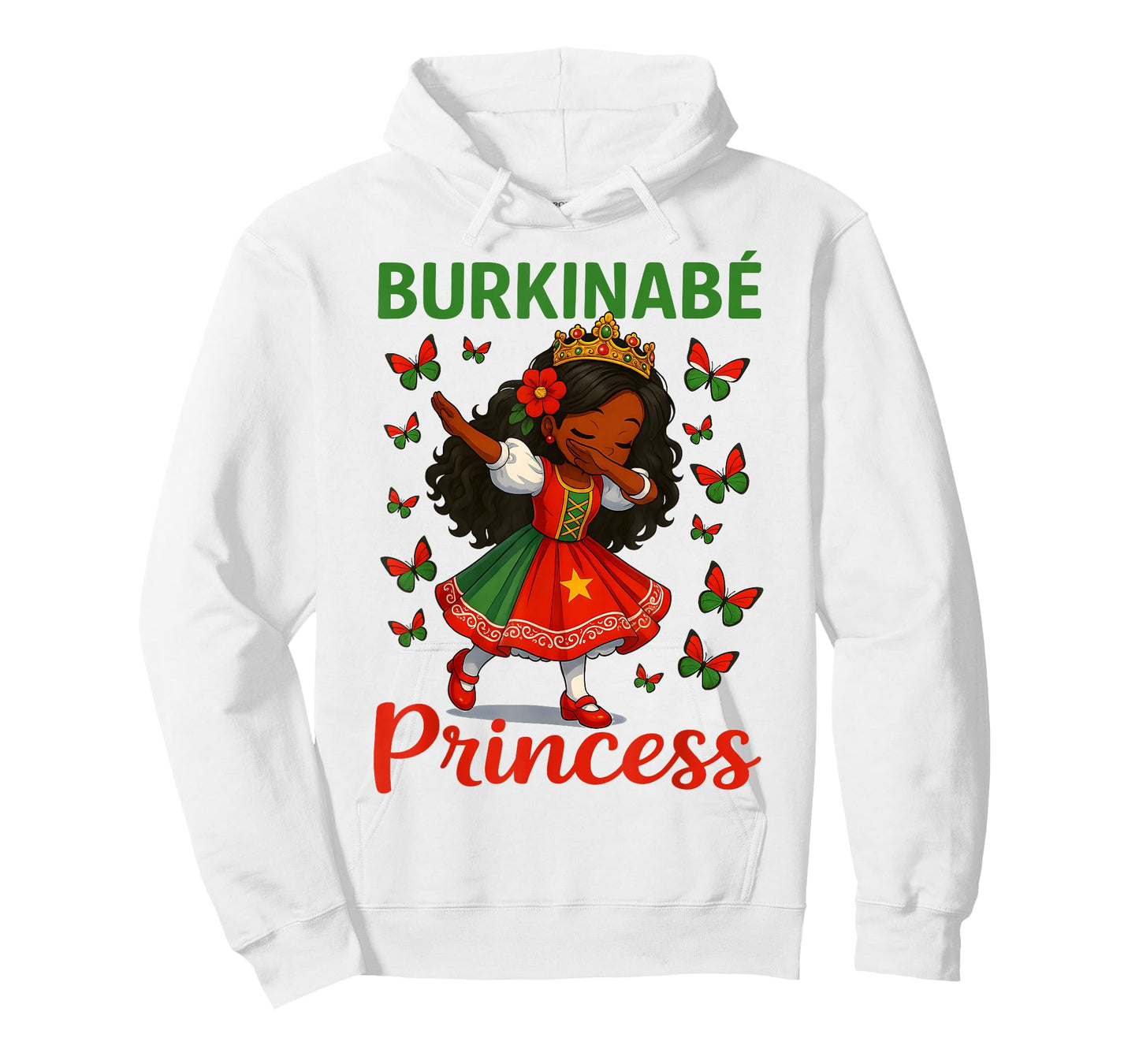 Burkinabé Princess Dabbing Girl Cute Burkina Faso Pride kids T-Shirt