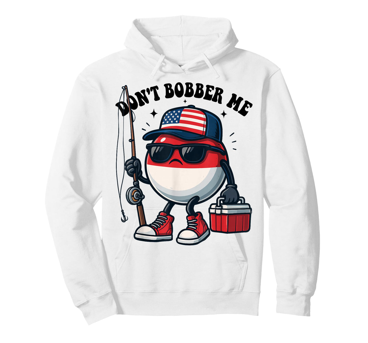 Don't Bobber Me America Patriotic Fishing Lover Boys Fishing T-Shirt