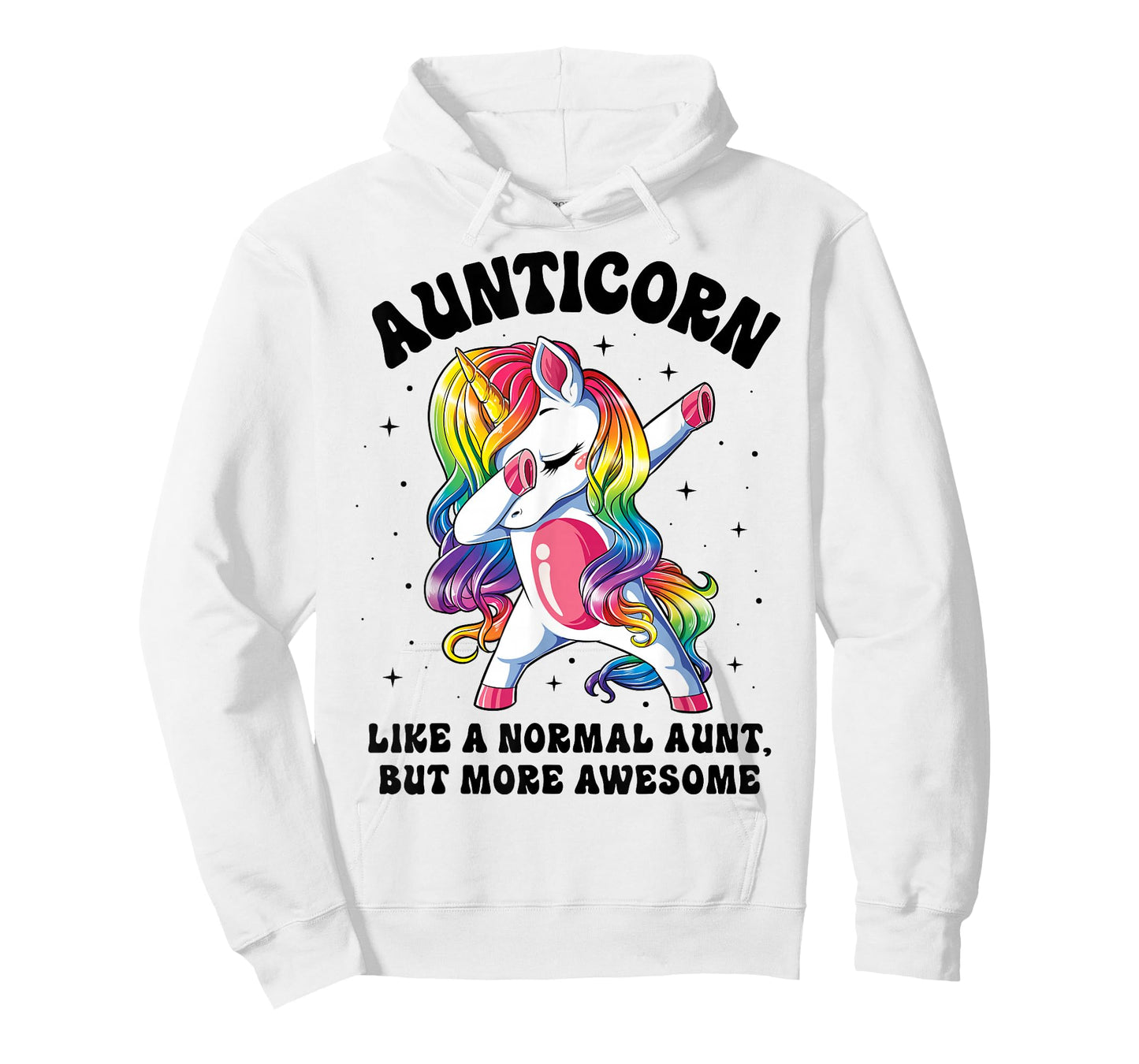 Aunticorn Like Normal Aunt But More Awesome Dabbing Unicorn T-Shirt