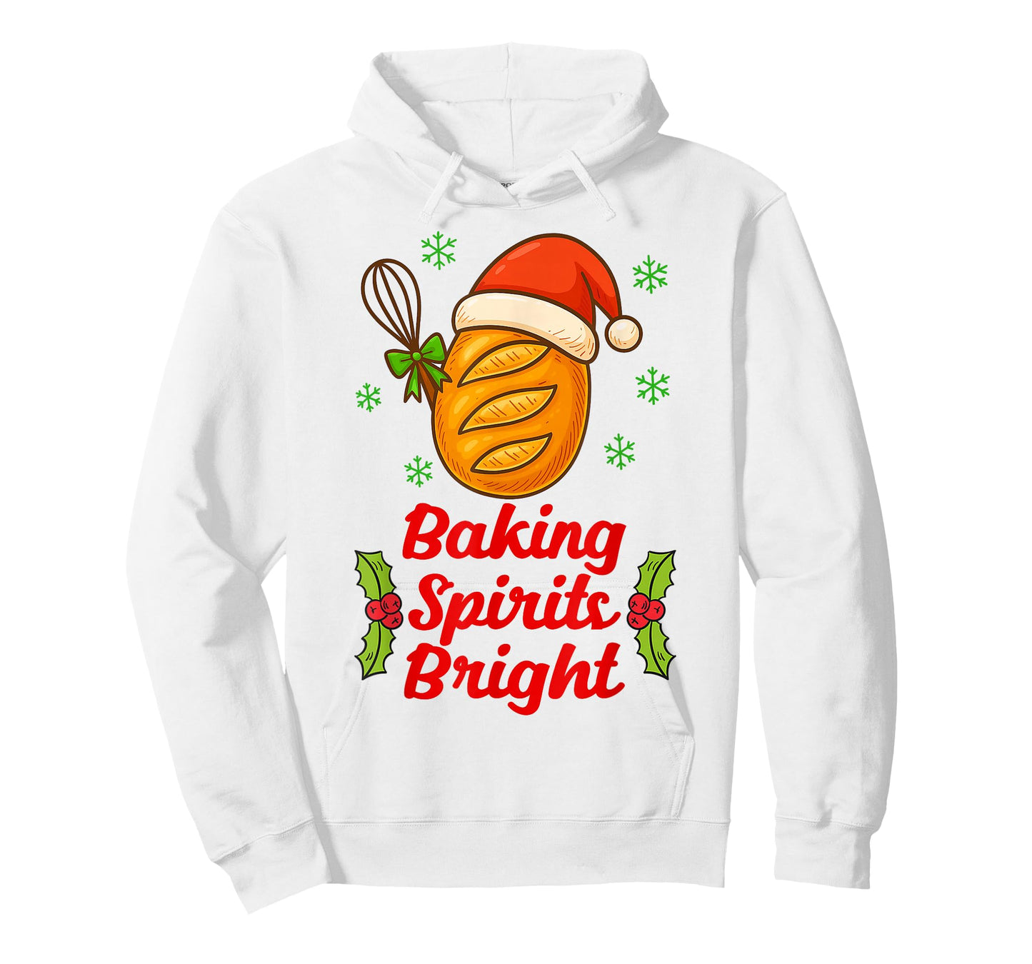 Baking Spirits A Bright Christmas Xmas Baker Sourdough Mama T-Shirt
