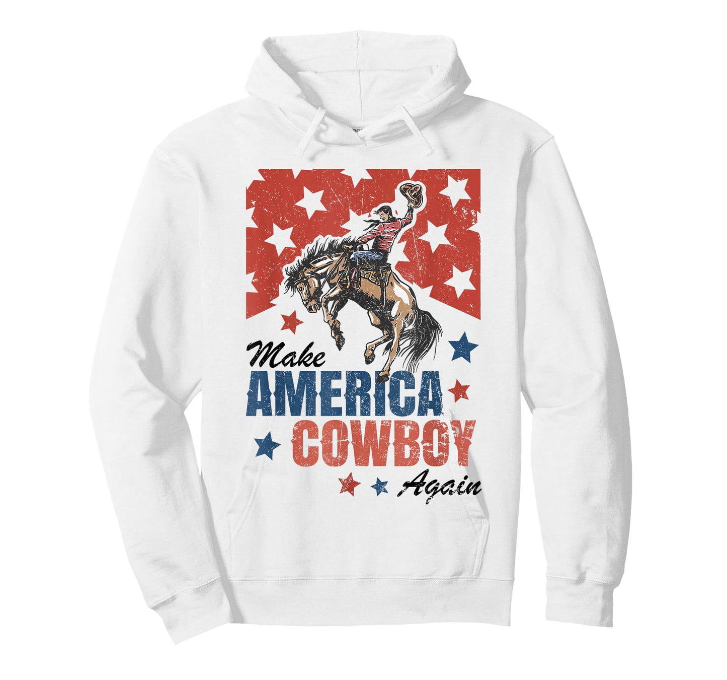 Make America Cowgirl Cowboy Again Western 4th Of July T-Shirt