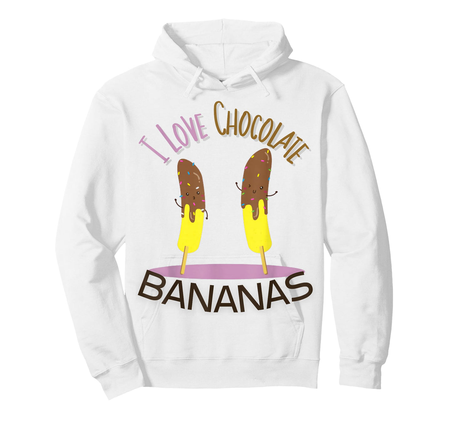 I Love Chocolate Bananas T-Shirt
