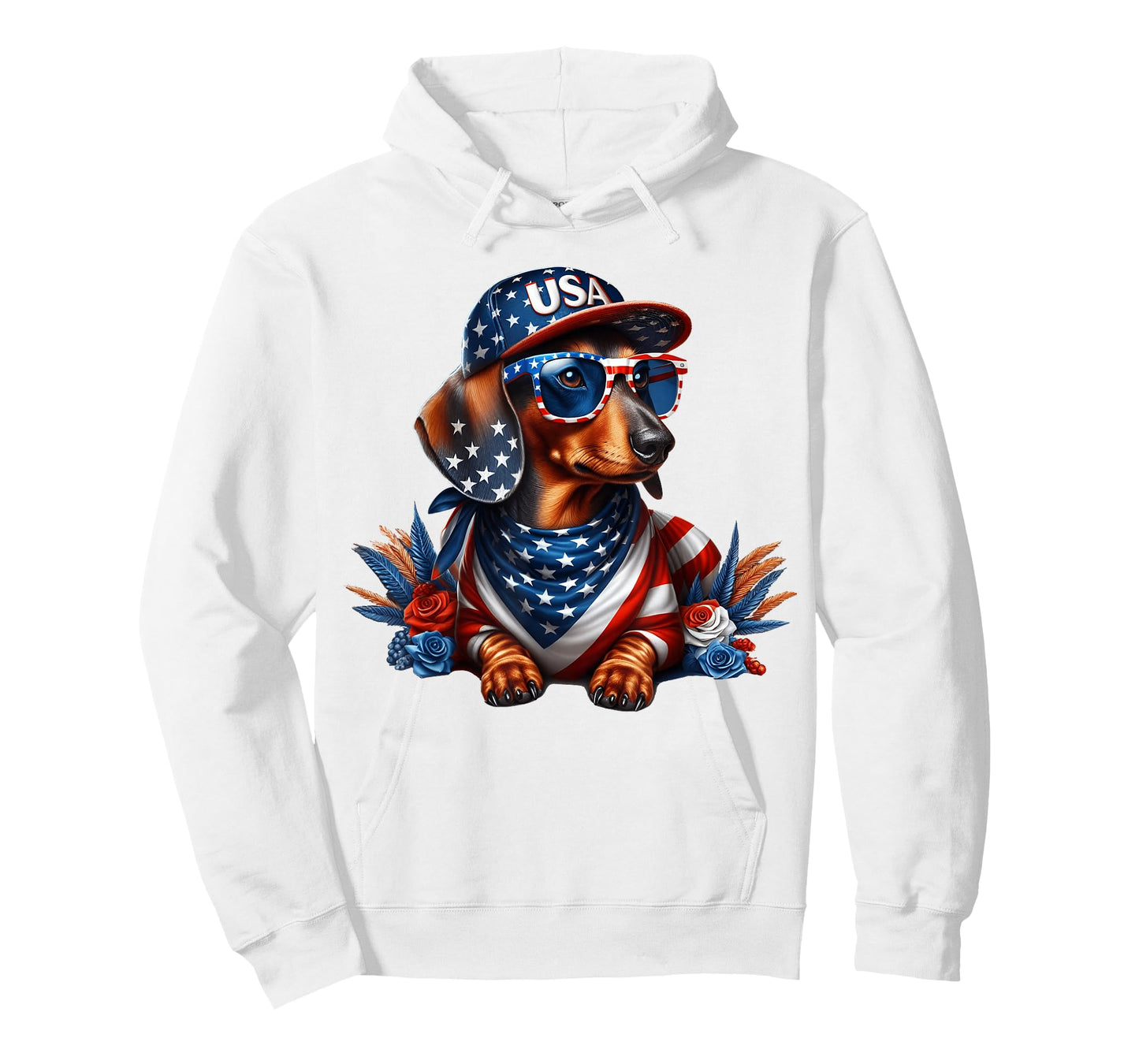 Dachshund 4th of July Patriotic Dog Dachshund Fourth of July T-Shirt