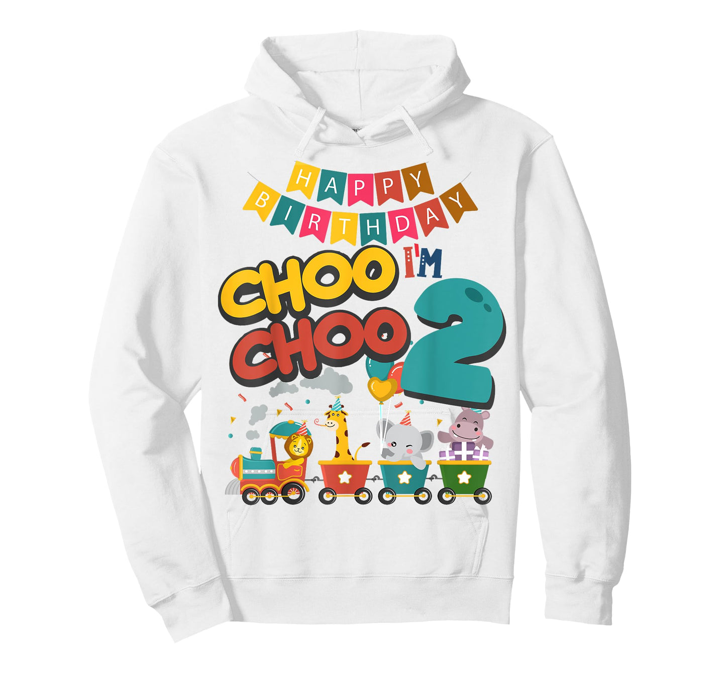 Choo Choo Train I Am Two Idea For Kids & 2nd birthday T-Shirt