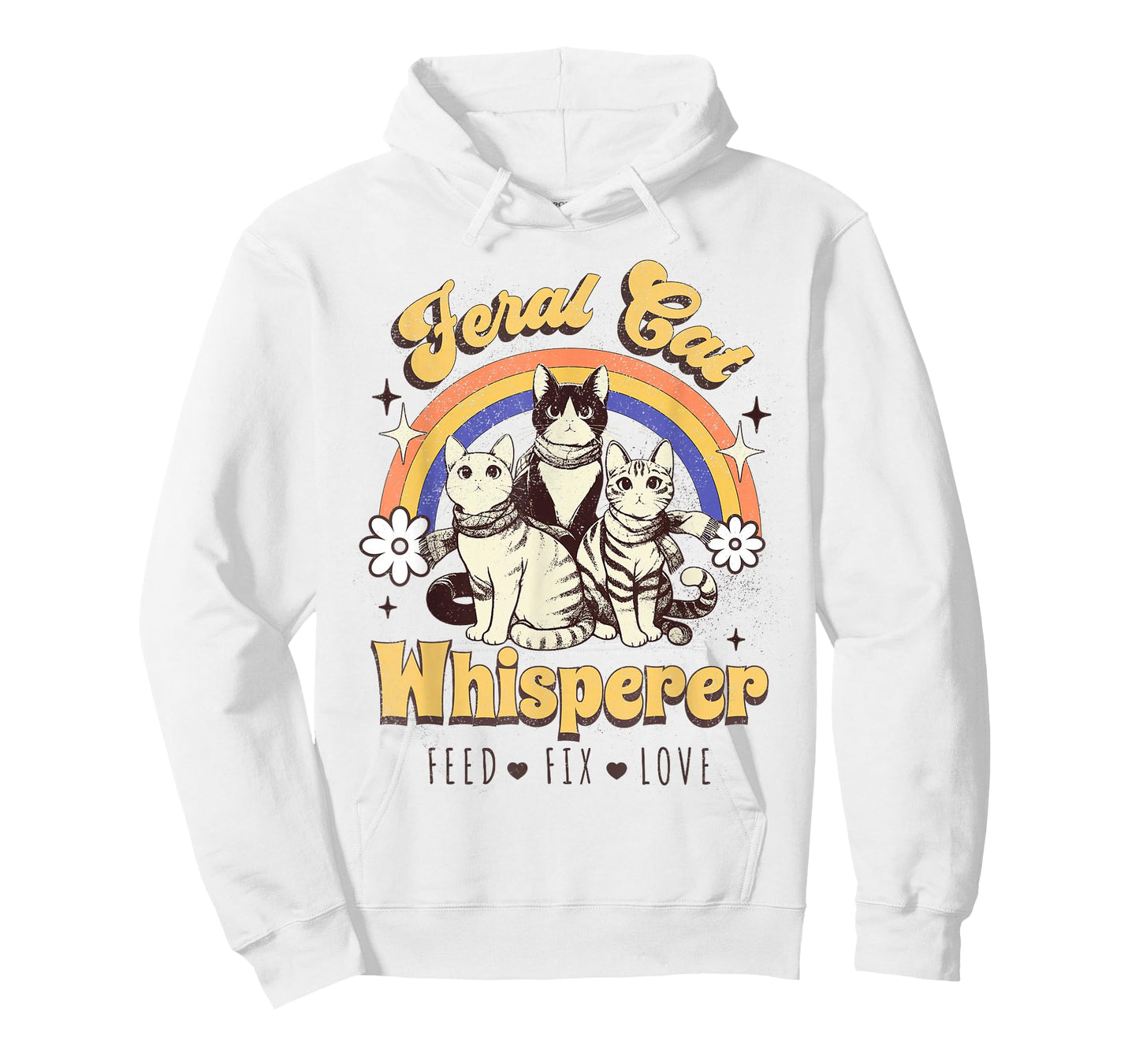 Feral Cat Whisperer Funny Cat Lover T for women, Men, Kids T-Shirt