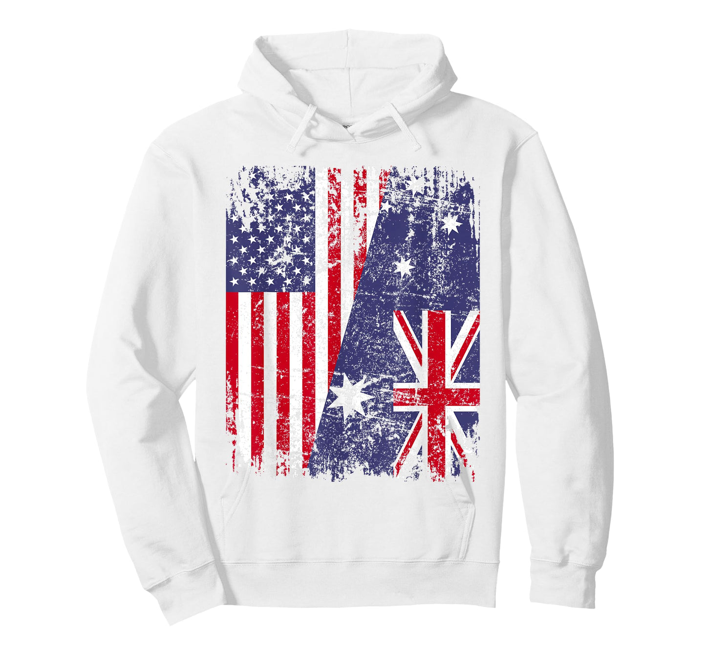 AUSTRALIAN ROOTS | Half American Flag | AUSTRALIA T-Shirt for Women Kids Men