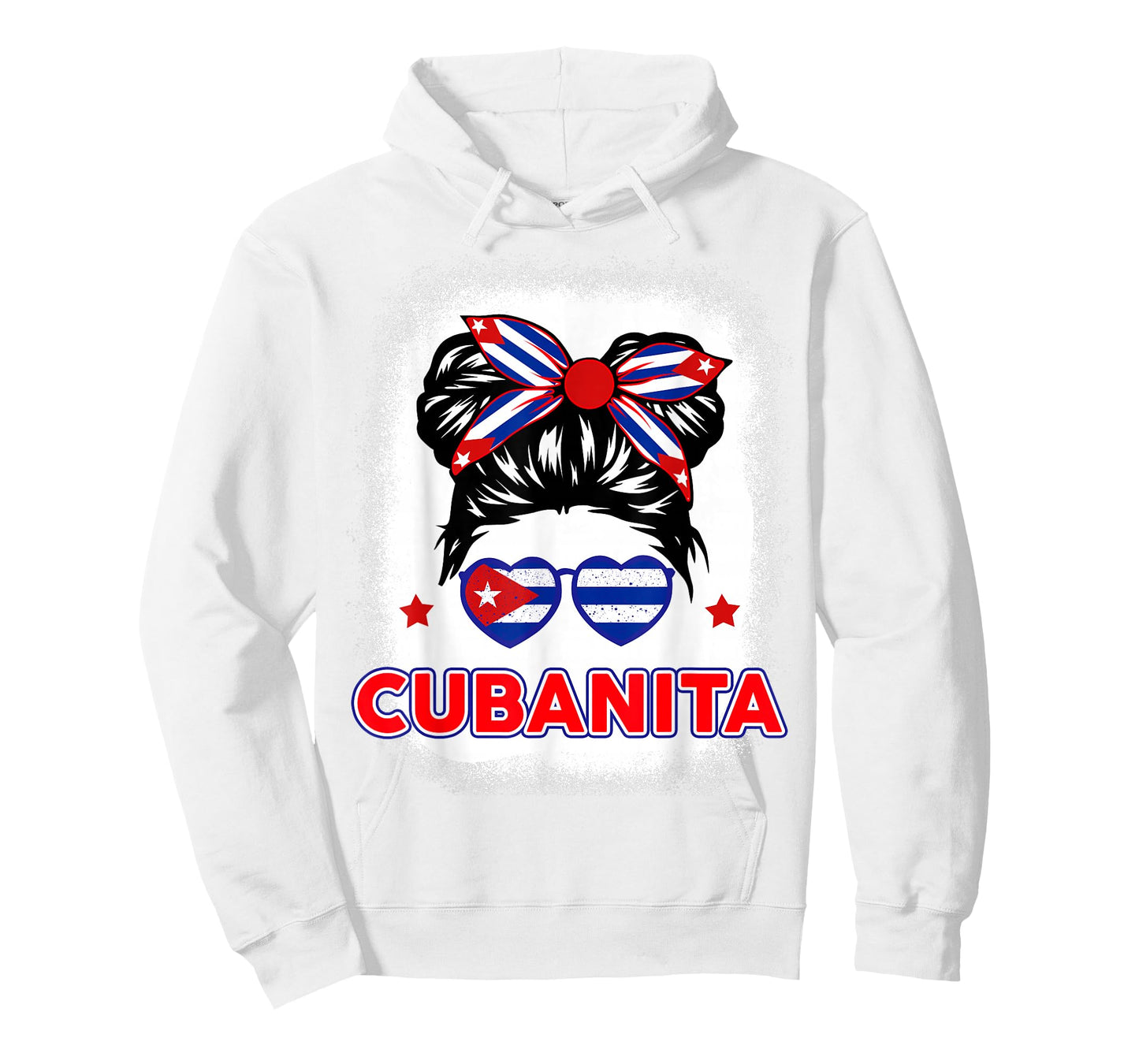 Cubanita Cuba Flag Cuban Girl Hispanic Heritage Kids Women T-Shirt