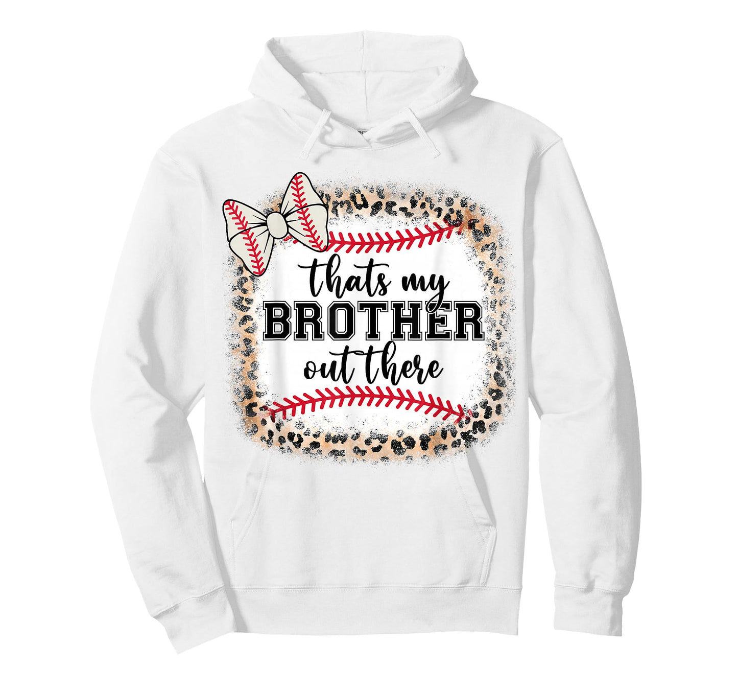 Cute Baseball Sister Thats My Brother Out There Mom Girl T-Shirt