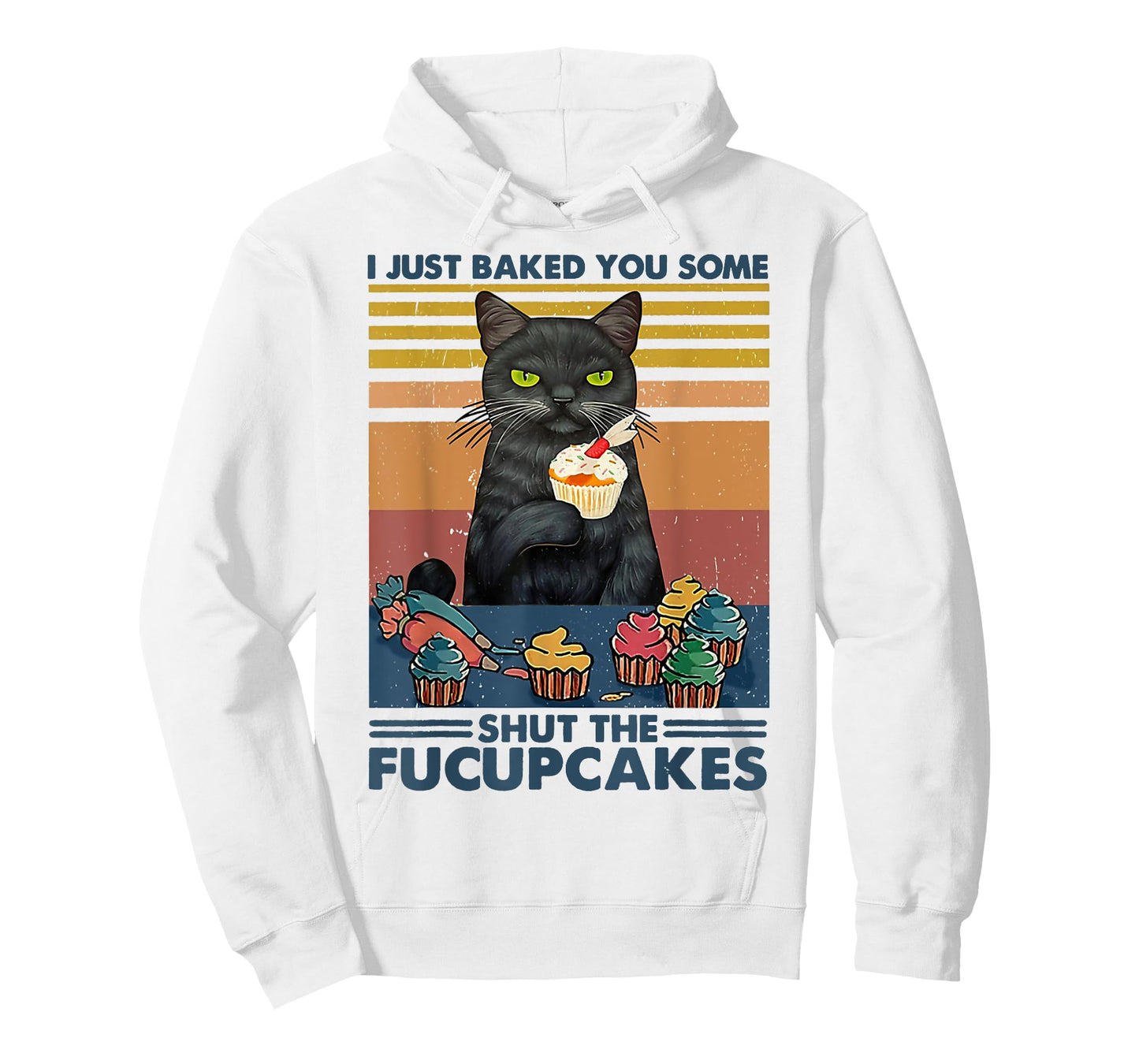 I Just Baked You Some Shut The Fucupcakes Cats Eat Cake Fish T-Shirt