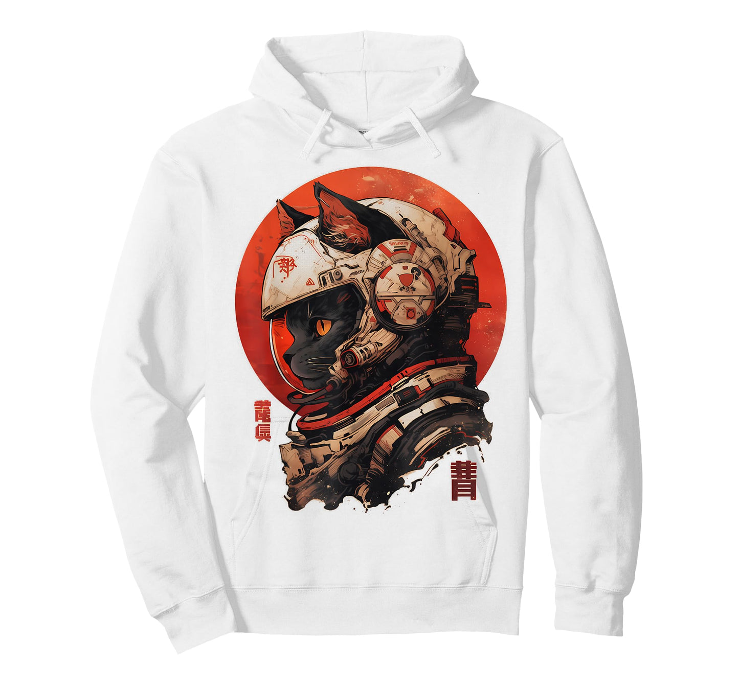 Astronaut Cat Space Cosmic Japanese Retro T-Shirt