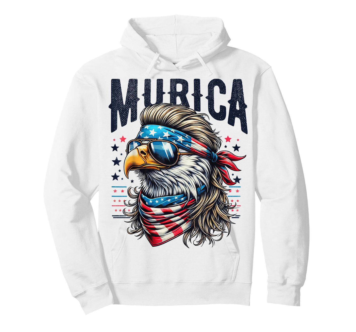 4th of July Patriotic Funny Eagle July 4th USA Murica T-Shirt