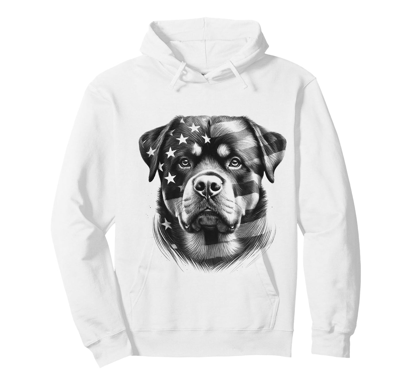 Rottweiler Rottie Dog American Flag 4th Of July Design Idea T-Shirt