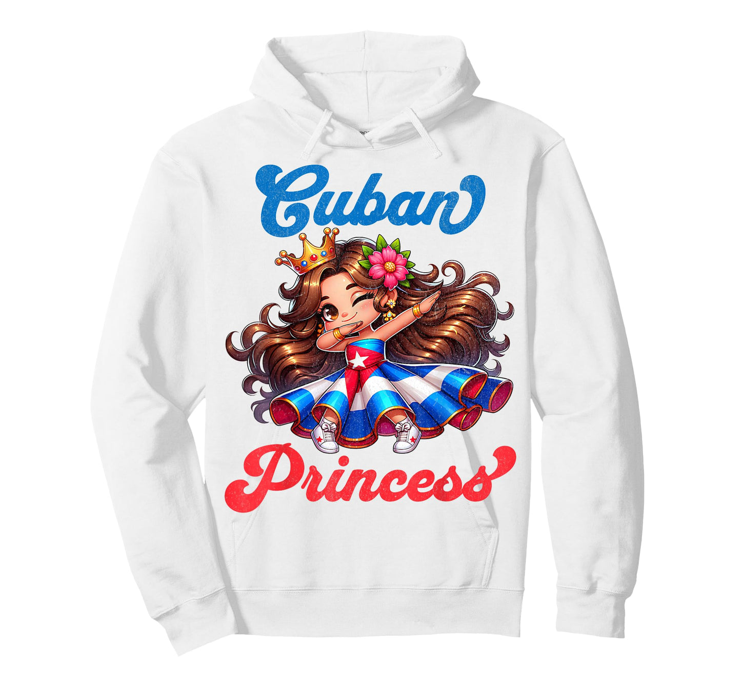Cuban Princess Cuba Butterflies Dabbing for Girls & Kids T-Shirt