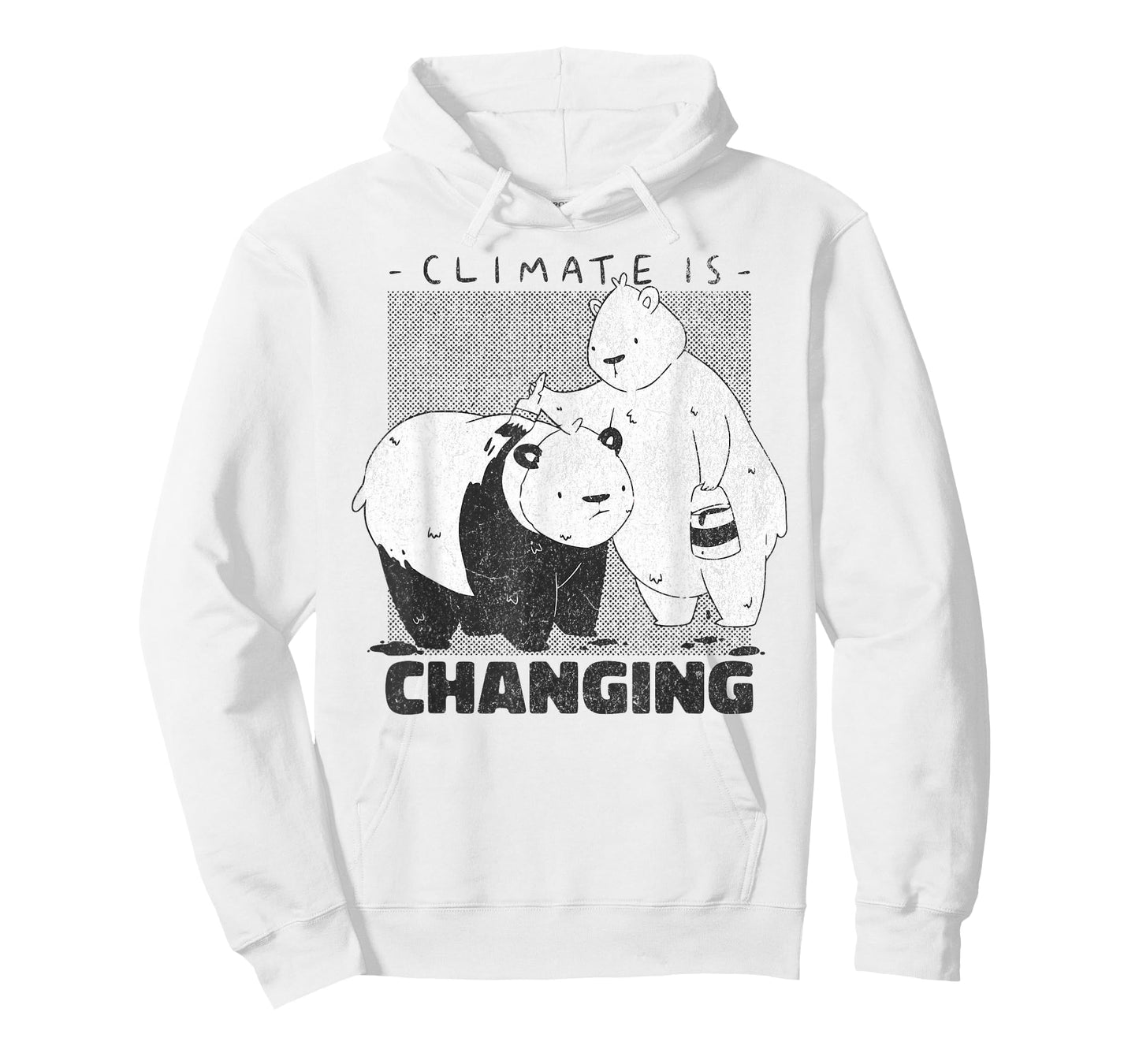 Climate is changing Bear panda Earth Lover Climate Change T-Shirt