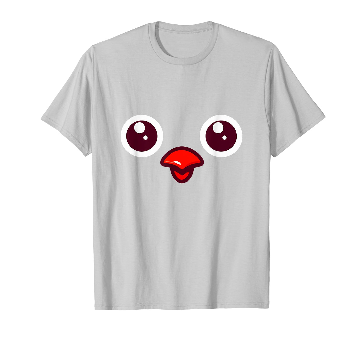 Cute Yellow Chick Face Costume For Kids Farm Animal Meme T-Shirt