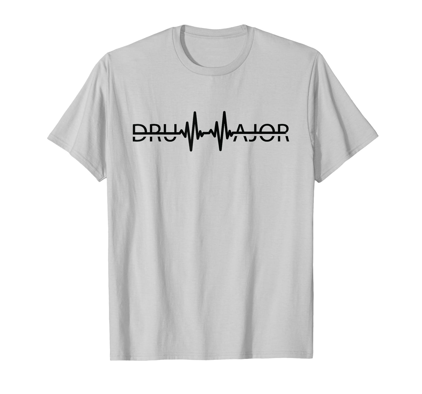 Drum Major Heartbeat Marching Band Season Director T-Shirt