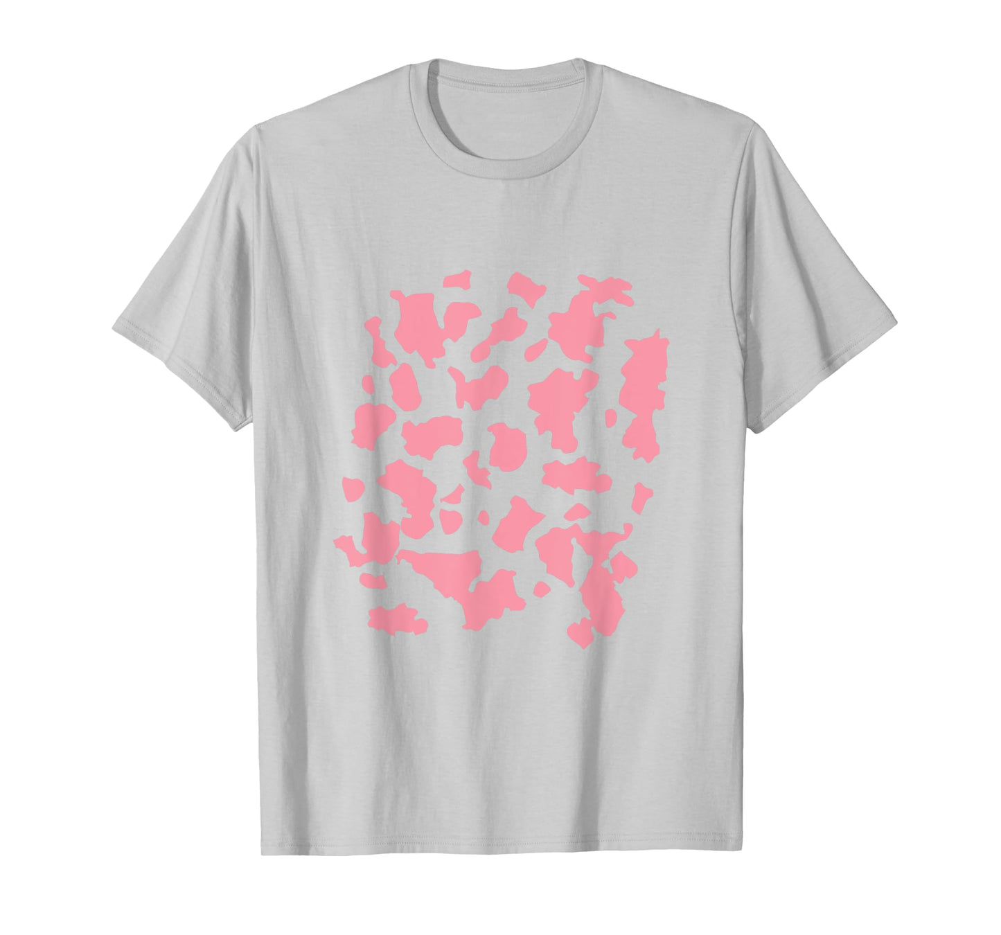cute Pink Cow Print Aesthetic Pattern For Animal lovers T-Shirt