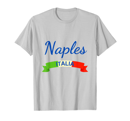 Naples Italy Flag Roma Italia Souvenir Matching Italian T-Shirt