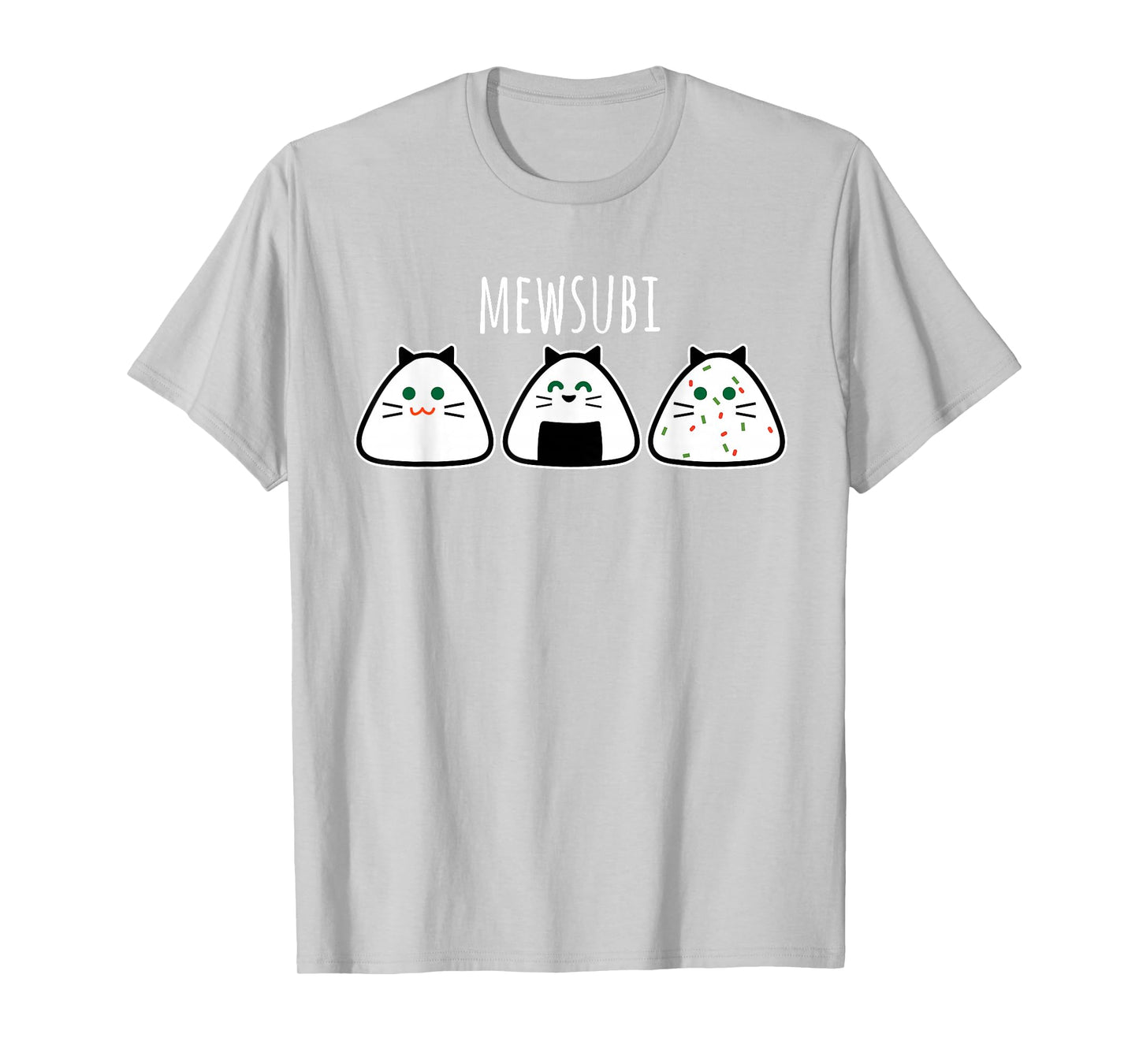Funny Kawaii Cat Shirt Musubi Sushi T-Shirt