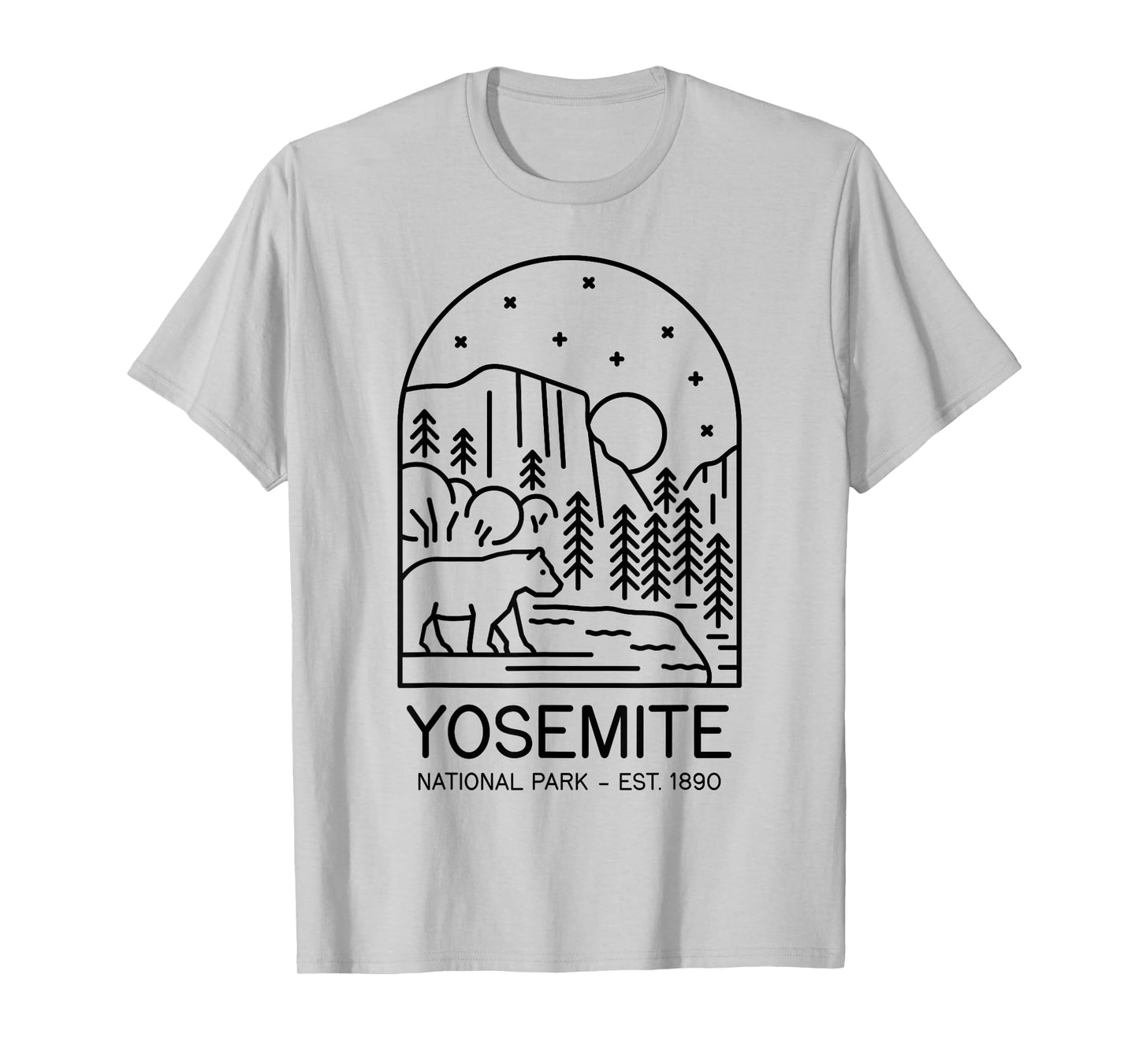 Yosemite National Park 1890 California Mariposa Sierra T-Shirt