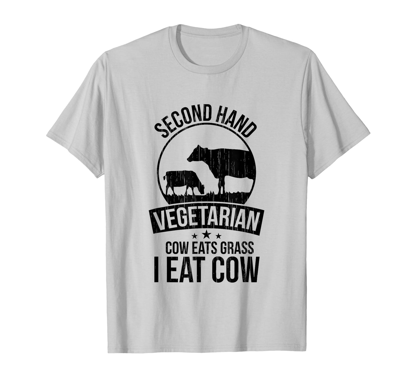 2nd Hand Vegetarian Shirt Funny Carnivore BBQ Meat Eater T-Shirt