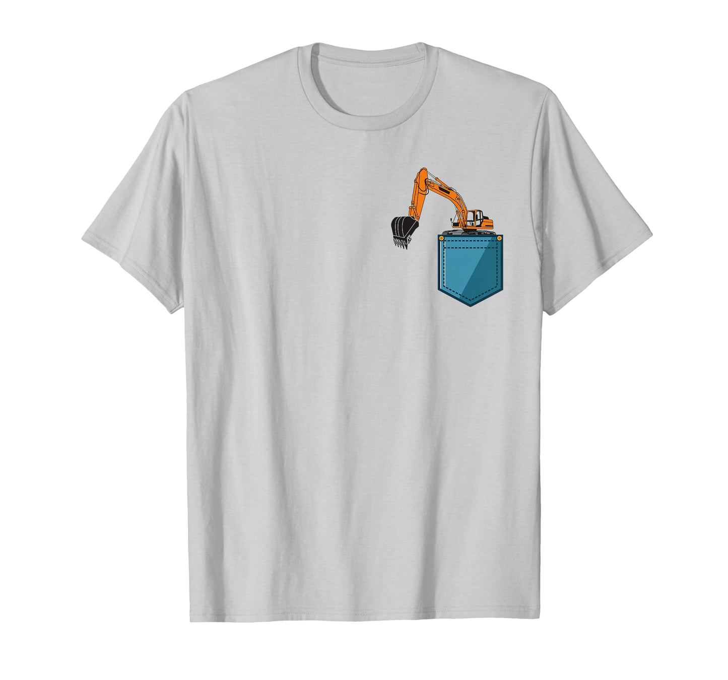 Construction Excavator Shirt for Boys Girls Men and Women T-Shirt