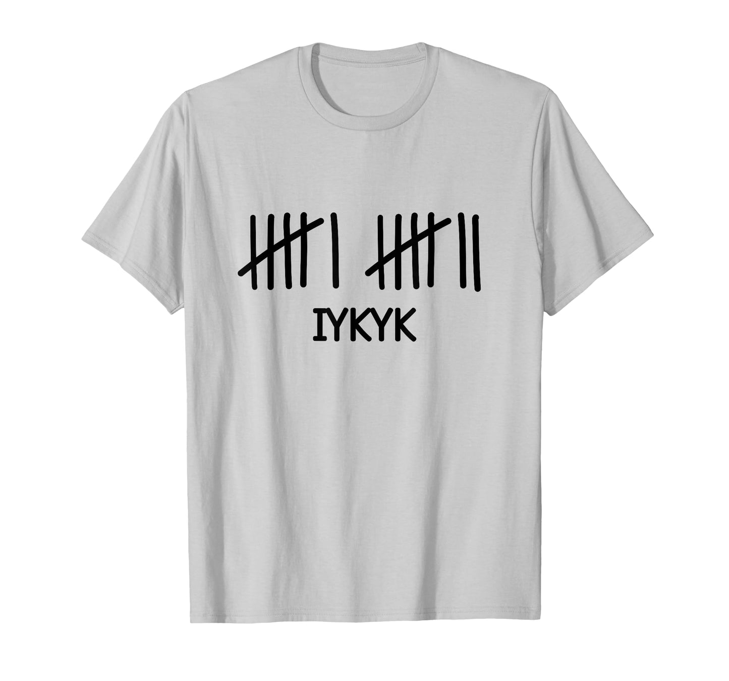 Funny Six Seven 6 7 Tally Marks Math Numbers Meme IYKYK 67 T-Shirt