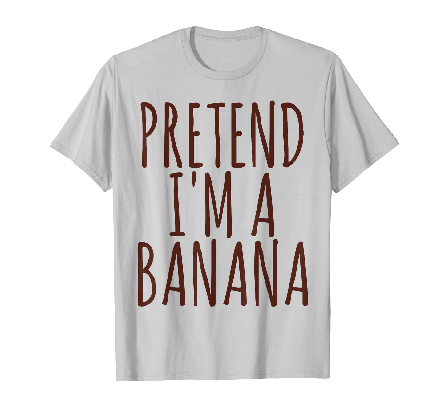 Funny Lazy Halloween Pretend I'm A Banana Gift Womens Mens T-Shirt Small