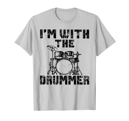 I'm Here for the Drummer Funny T-Shirt