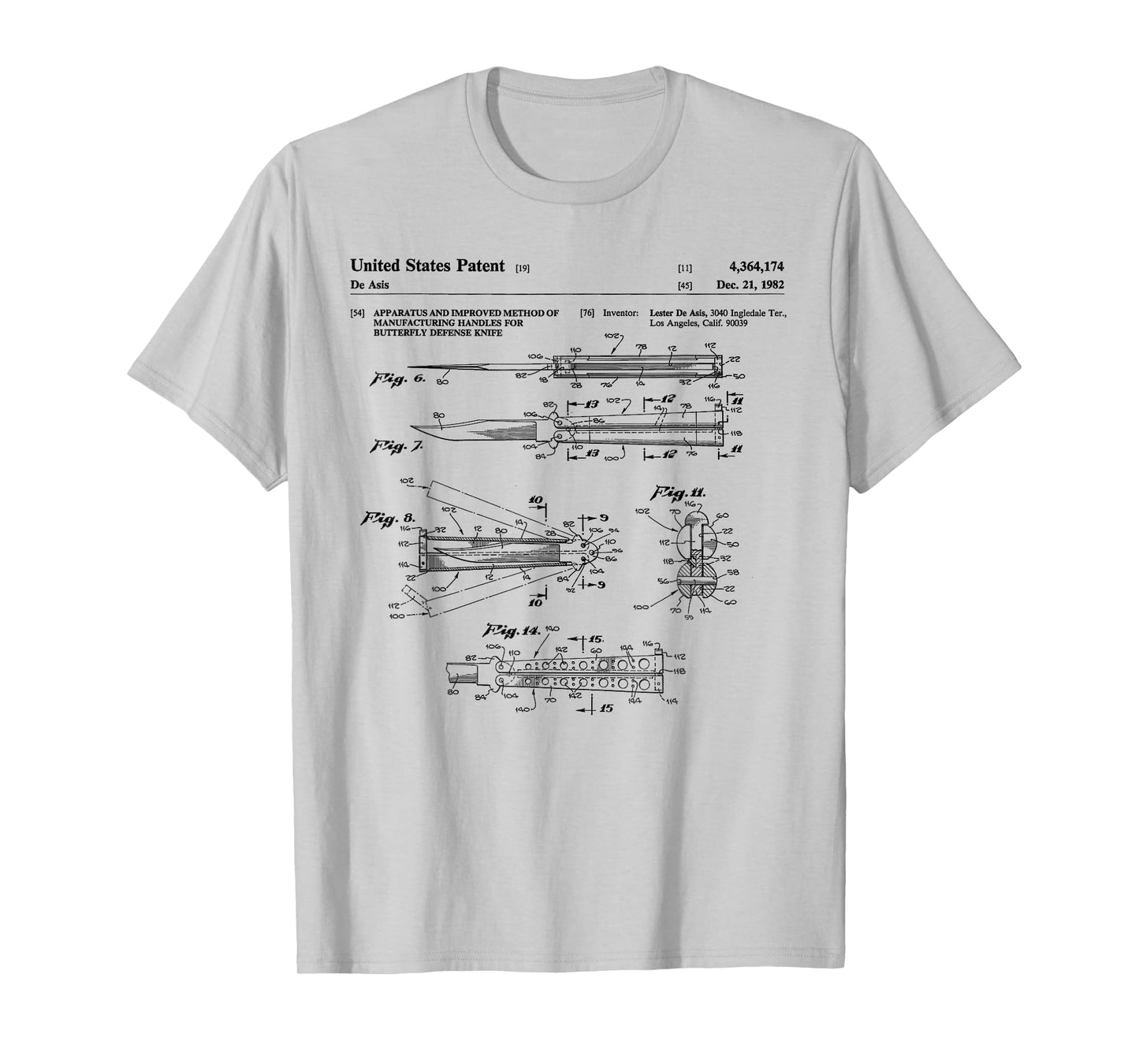 Vintage Balisong Patent T-Shirt T-Shirt