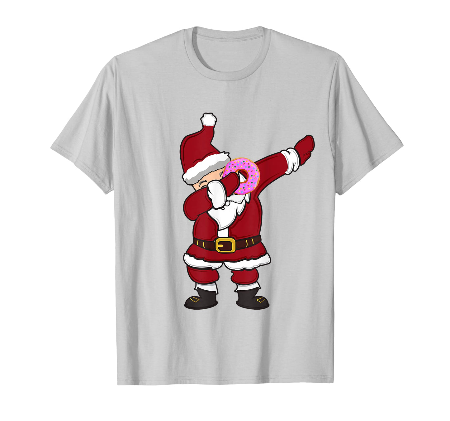 Funny Ugly Christmas Sweater Dab Santa Donut - Dabbing Santa