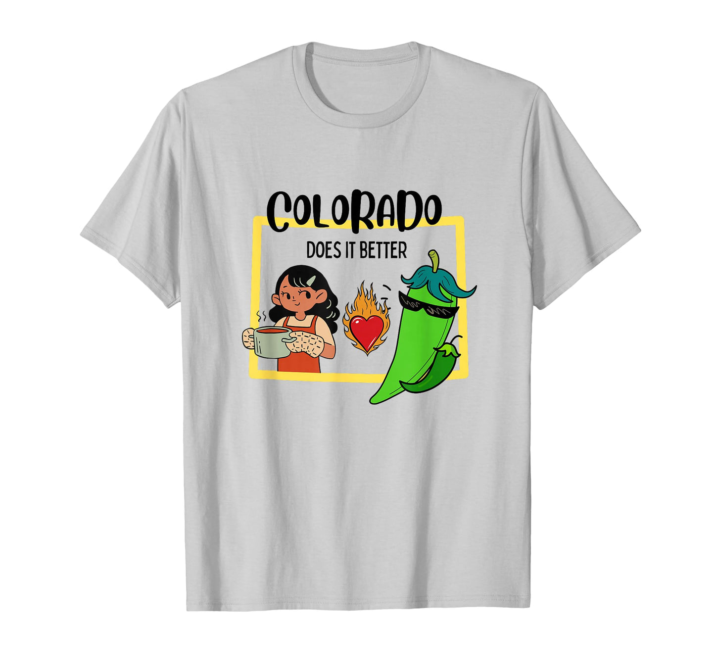 Colorado Green Chili Festival Cookoff, Pueblo Colorado T-Shirt