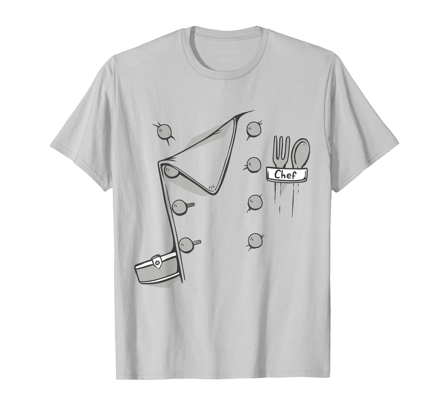Chef Jacket Chef Costume Cook Cooking Funny Chef Gift T-Shirt