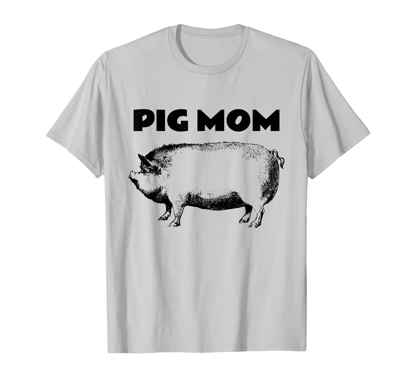 Cute Pot Belly Pig Shirt-PIG MOM Pig Lovers T Shirt T-Shirt