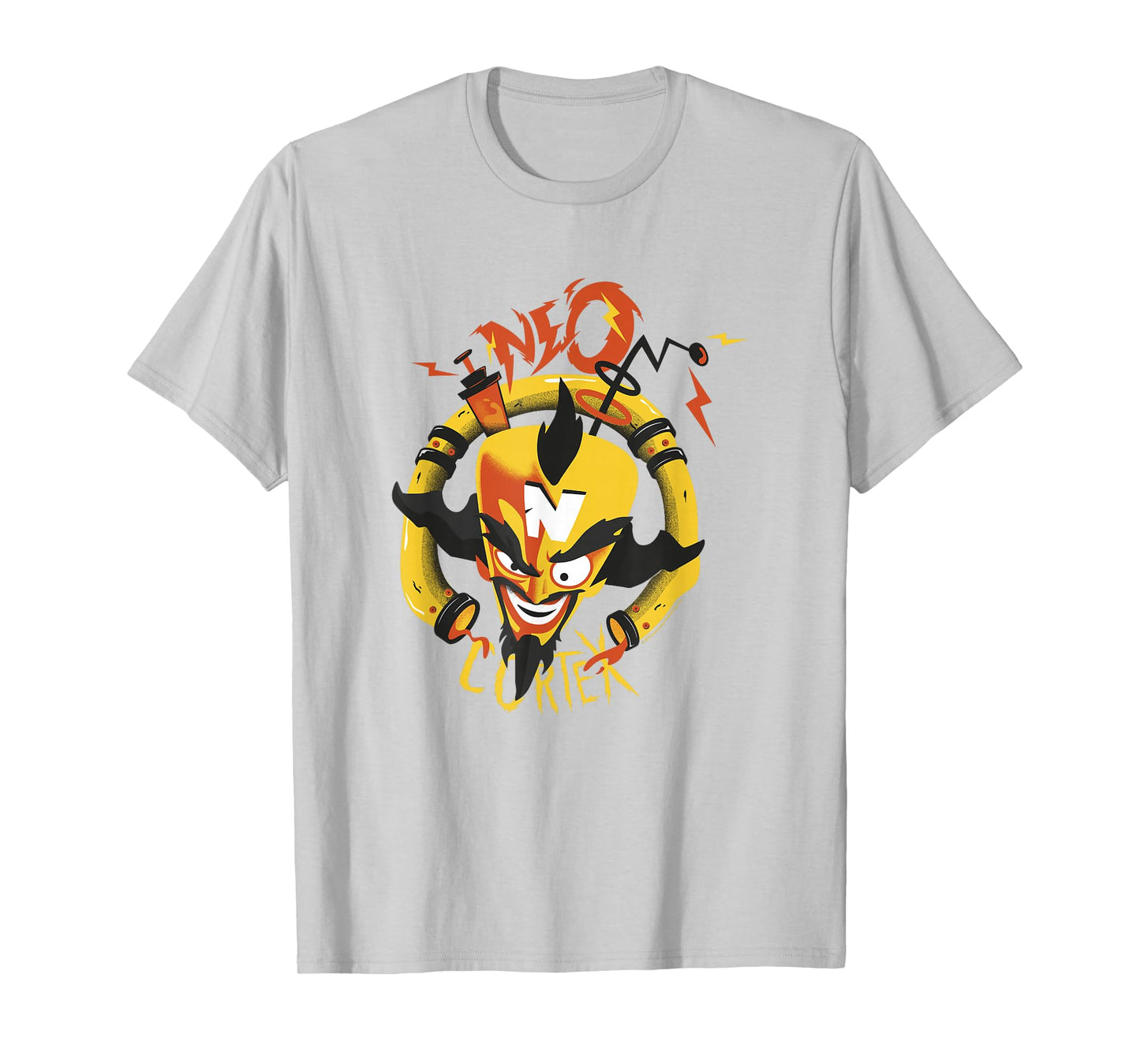 Crash Team Rumble Dr. Neo Cortex Evil Scientist Big Face T-Shirt