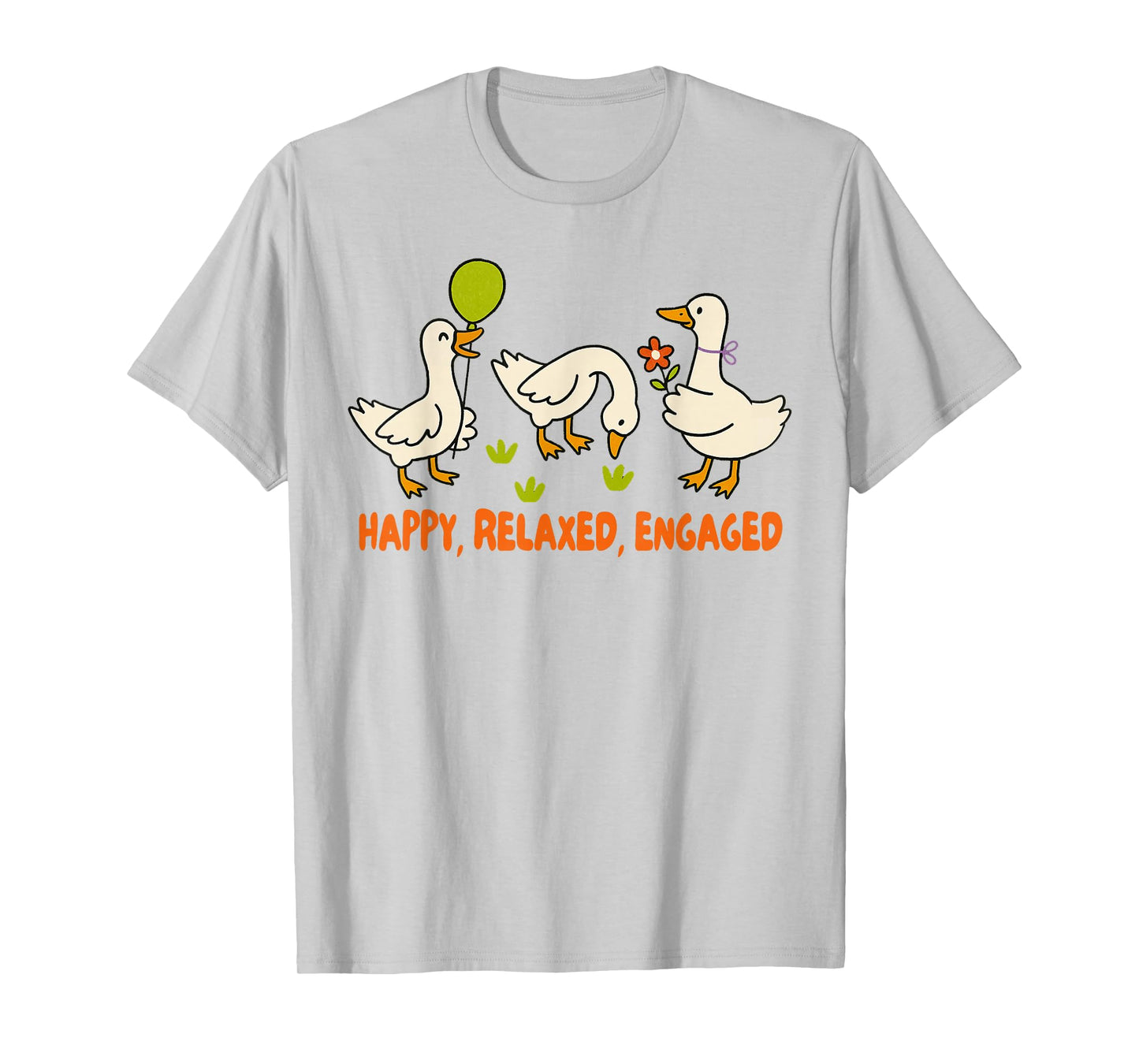 ABA Squad Behavior Analyst Silly Goose Happy Relaxed Engaged T-Shirt