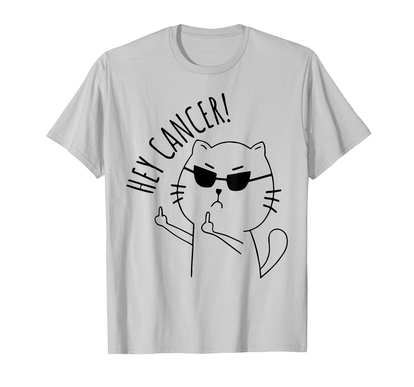 Cat Hey Cancer T-Shirt