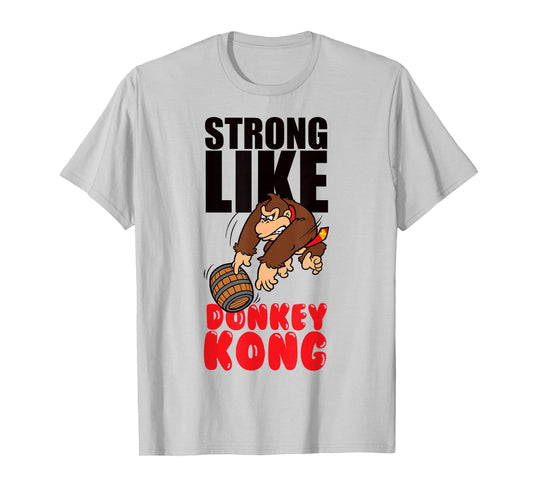 Nintendo Strong Like Donkey Kong Barrel Throw T-Shirt