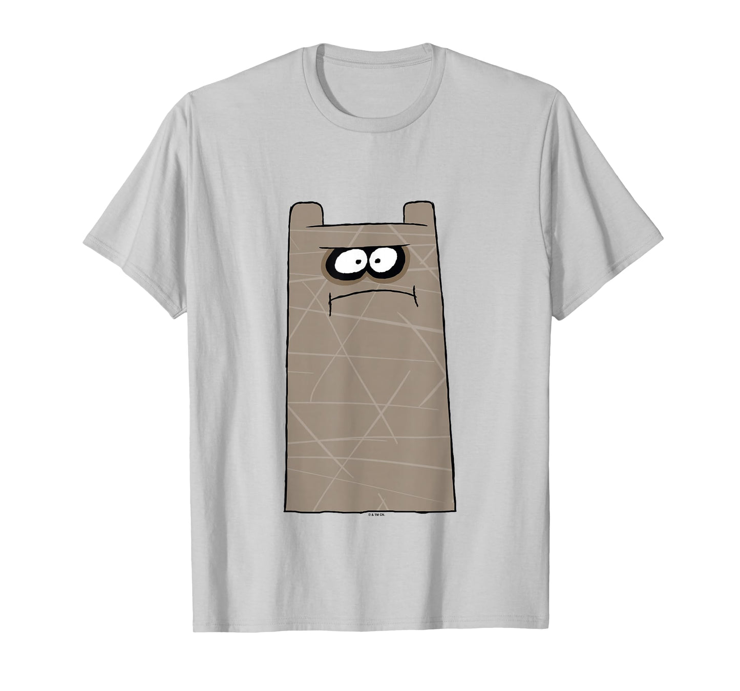 Chowder Shnitzel Big Serious Face Chest Logo T-Shirt