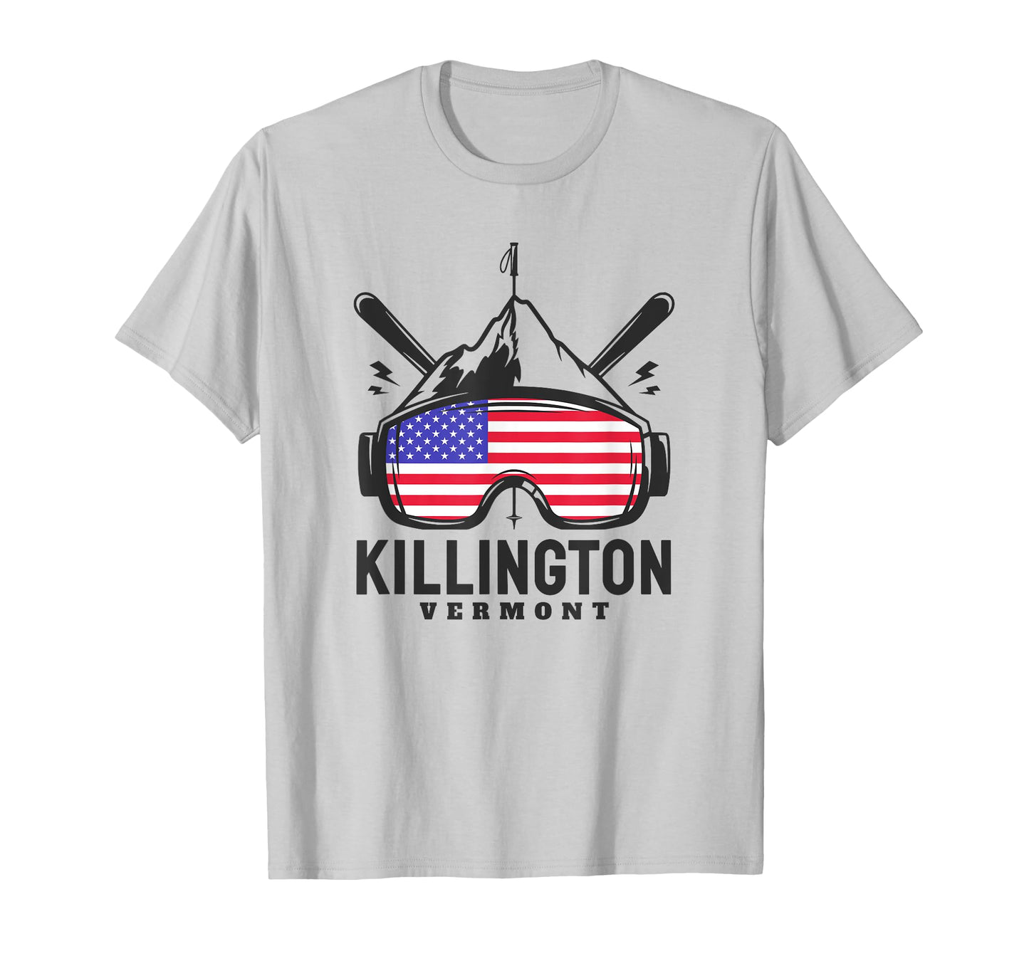 Killington Vermont Ski Retro Skiing T-Shirt