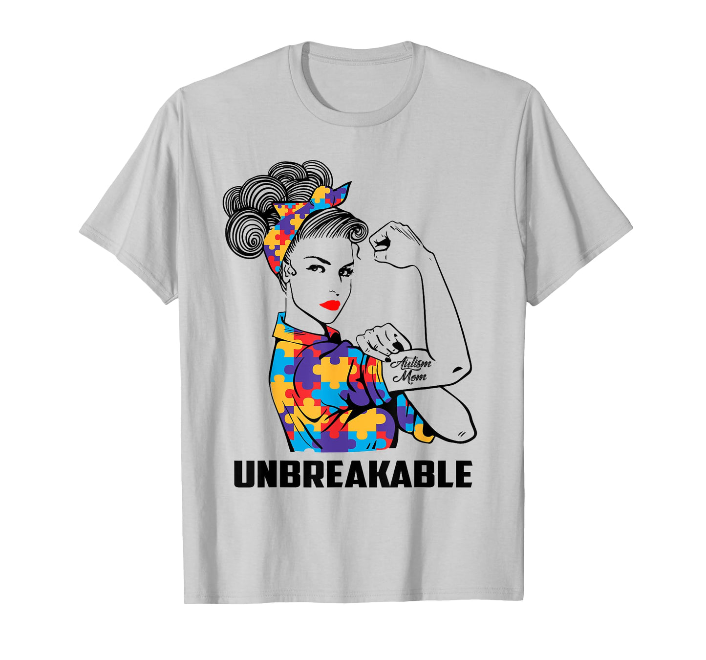 Autism Mom Gifts Autism Mama Awareness Gift Autistic Parents T-Shirt