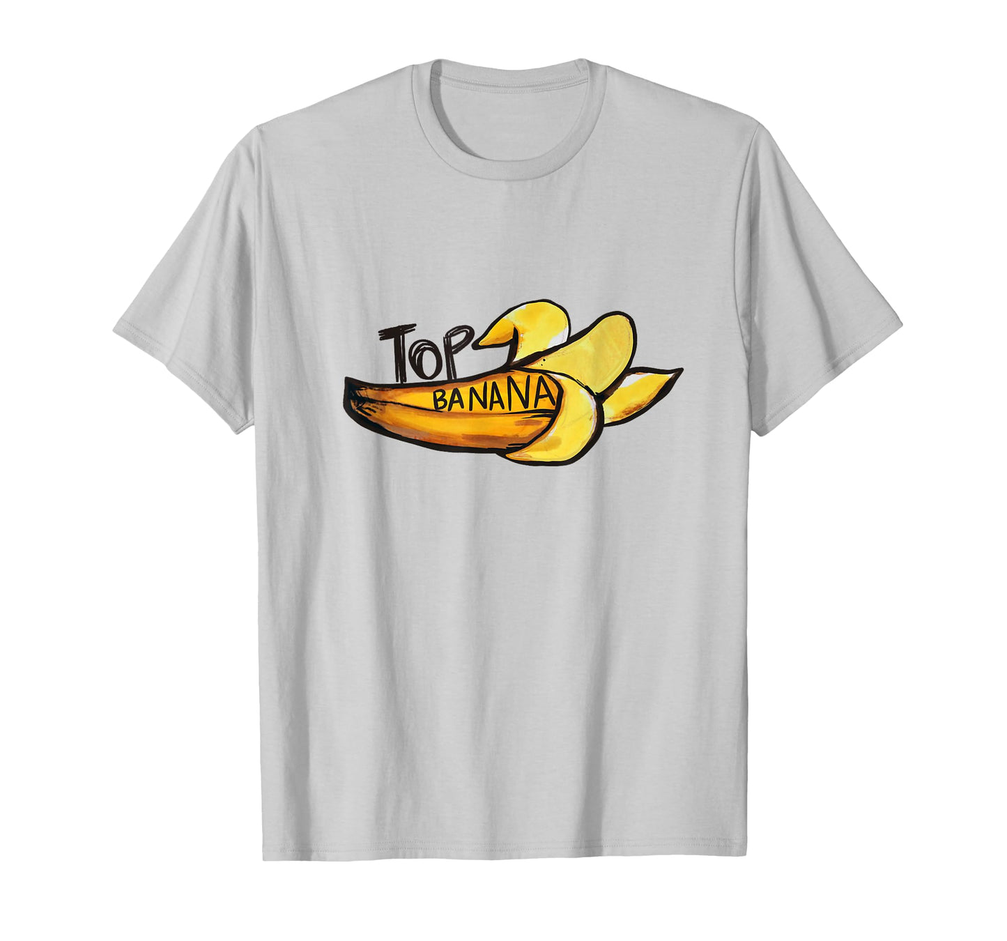 Top Banana Art funny banana watercolor T-Shirt