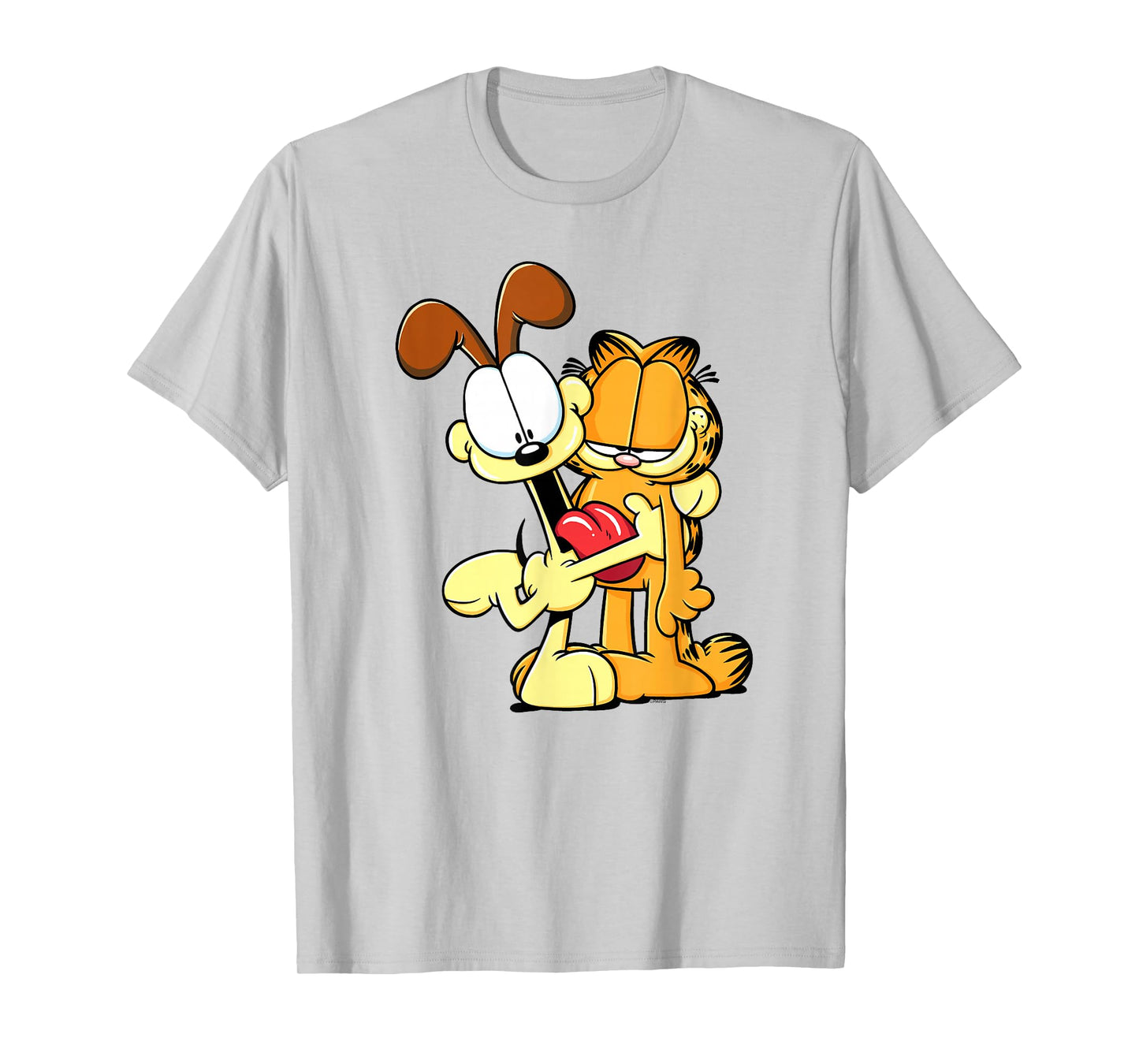 Garfield Cute Odie Hugging Garfield Love Cartoon Cat T-Shirt