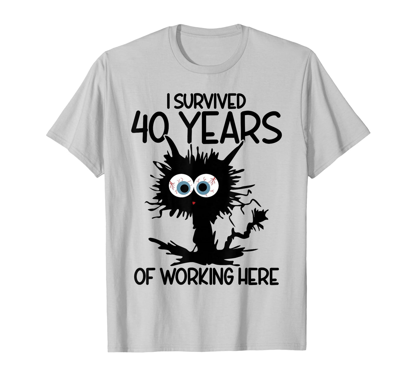 I Survived 40 Years Of Working What's Your Superpower? T-Shirt