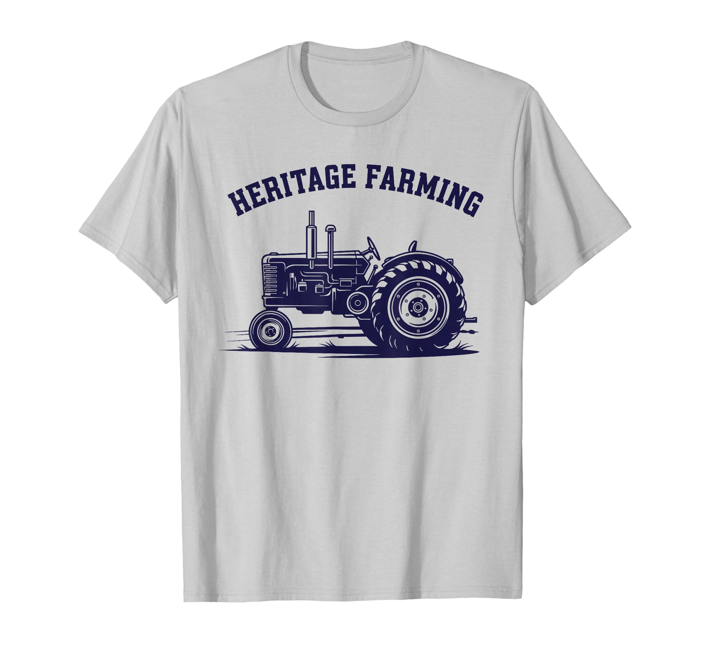 Classic Tractor Heritage Farming Logo Art T-Shirt