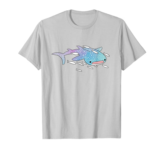 Cute Kawaii Aesthetic Blue Whale Shark Ocean T-Shirt Gift T-Shirt