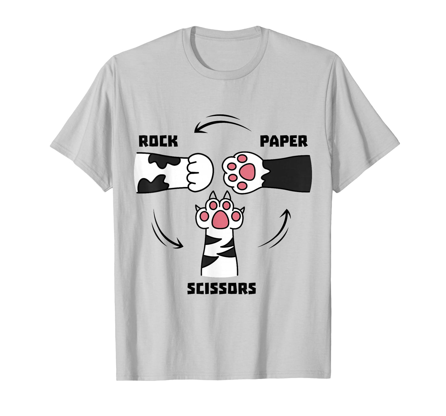Rock Paper Scissors Cat Paws T-Shirt
